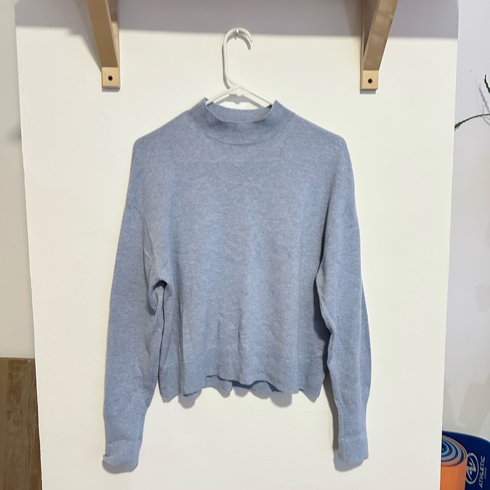 Everlane Sky Blue Knit Top
